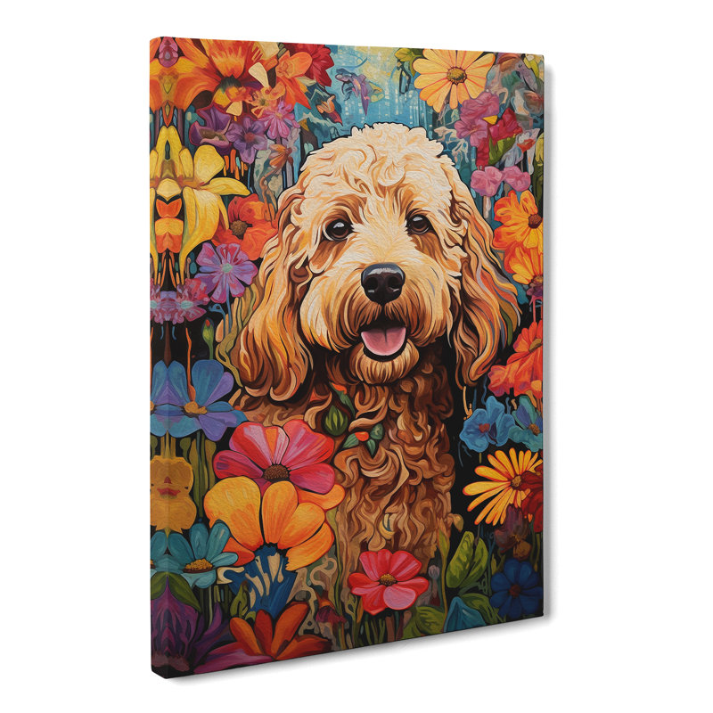 Labradoodle Informel - Wrapped Canvas, 60cm H x 40cm W x 3cm D