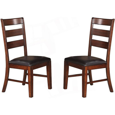 Ensemble de 2 chaises avec chaises et coussins