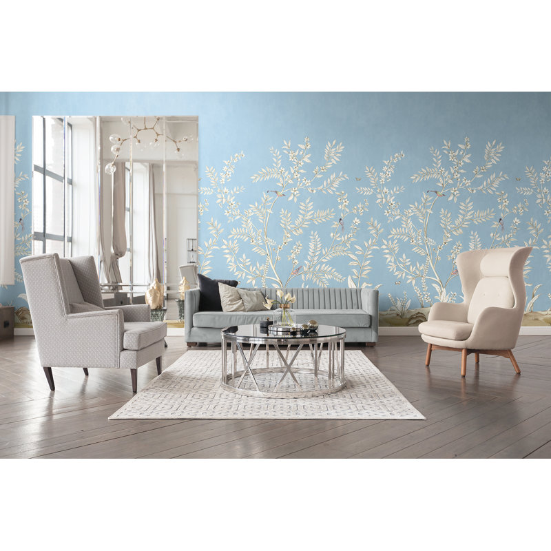 Vija Floral Wallpaper, Rose Petal