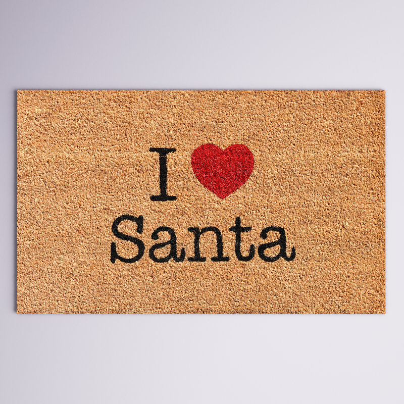Bertrand Non-Slip Christmas Outdoor Doormat