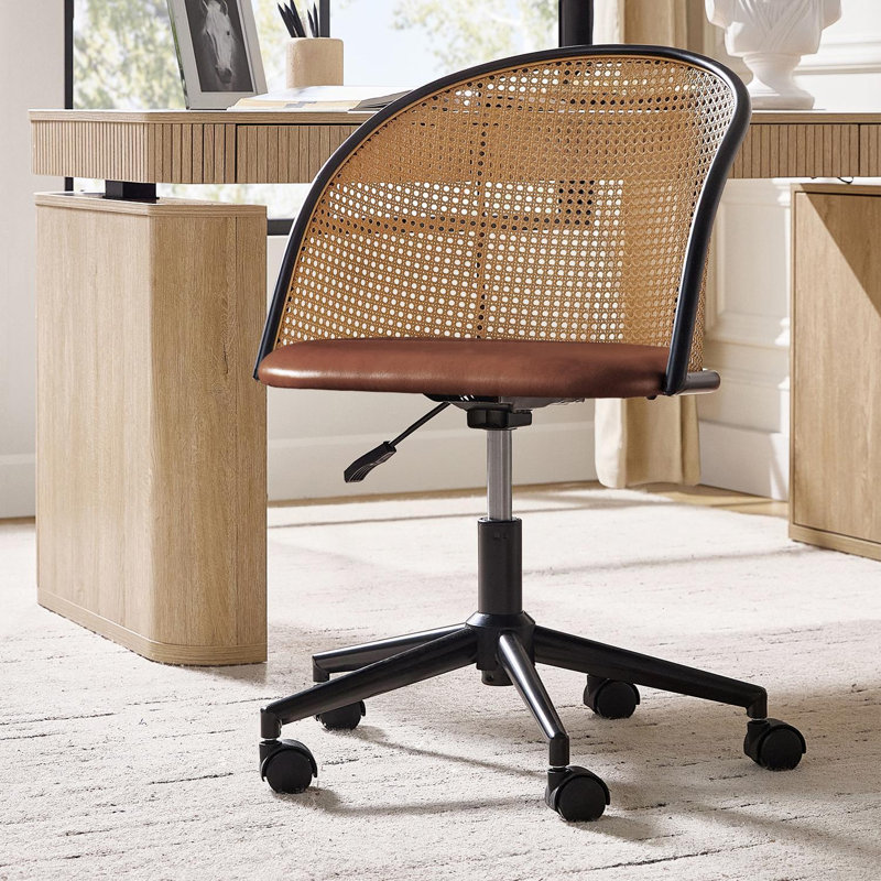 Chaise de bureau Clarrisa, Blanc