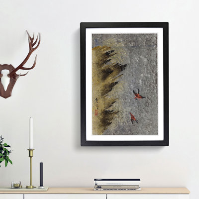 Two Birds by Shibata Zeshin - Picture Frame Painting Print