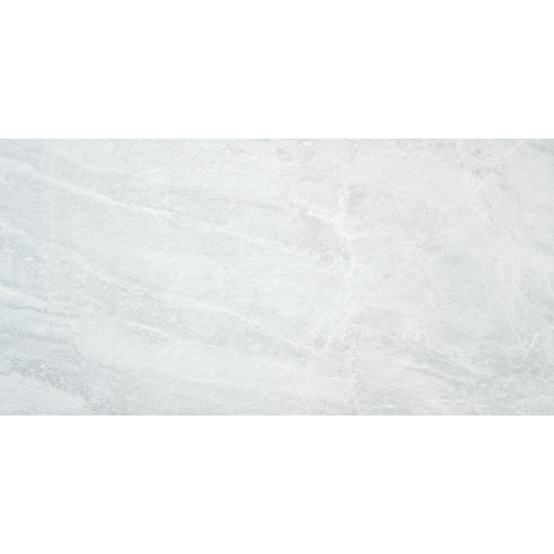 Taille du carreau de porcelaine blanc mat Sublime: 24 po x 48 po, Blanc
