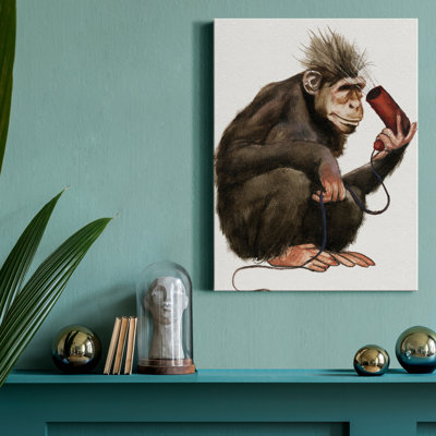 " Bath Animals I " Painting Print