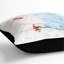 Branches Of Red Berries In Abstract Floral Square Throw Cushion-56280540-56280541