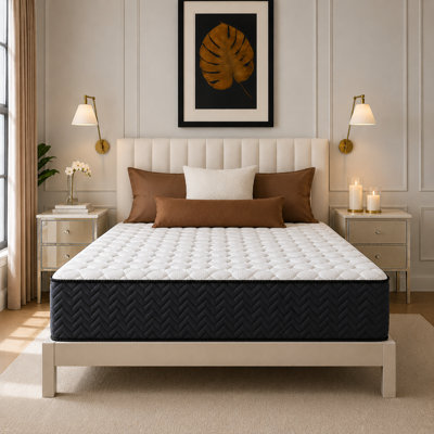 12-Inch Motion Isolation Hybrid Mattress – Cooling Memory Foam with Breathable Support, CertiPUR-US Certified, 100-Night Sleep Trial