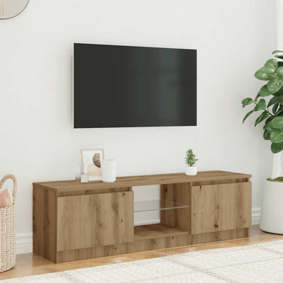 Labonte  TV Cabinet with LED Lights 120x30x35,5 cm