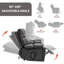 Fauteuil inclinable électrique à deux moteurs Leatherair-1605497739