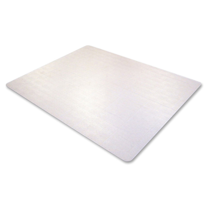 Tapis de chaise biseauté en polycarbonate Floortex, 48 po x 53 po, Non inclus