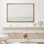 «Contemporary Simple & Minimal Neutral Modern Artwork», art mural encadré sur toile