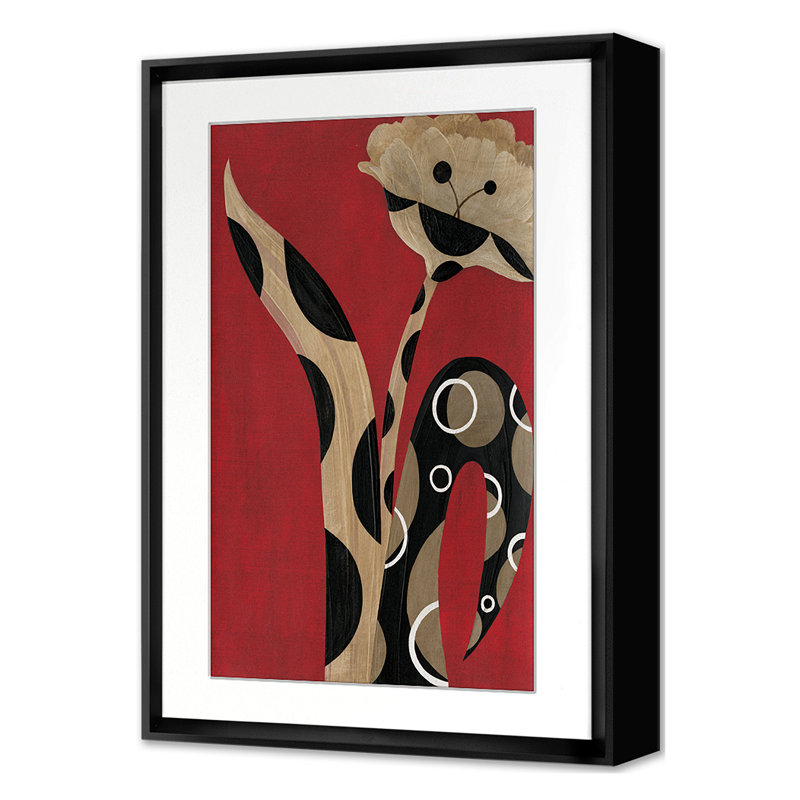 Exotic Bloom Print by Morlock, Jody, Black Single Picture Framed, 26'' H x 18'' W