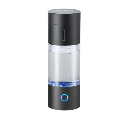 Hydrogen Water Bottle Generator, 230 ml / 8.1 oz Capacity Portable Hydrogen Water Maker, SPE Technology Hydrogen Rich Water Ionizer Machine with Nasal Inhalation Tube and Self-Cleaning