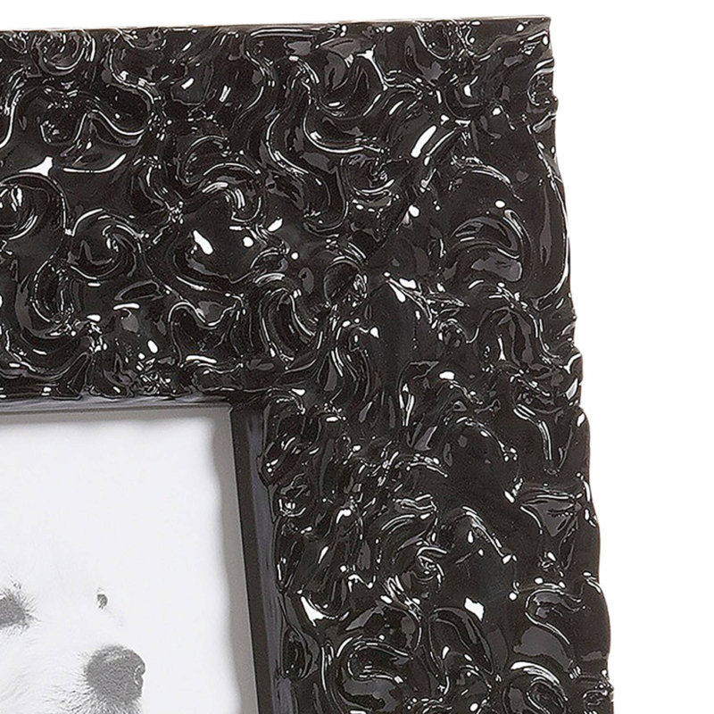 Lavo Wood Picture Frame, Electric Black, 4" x 6"
