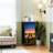 4 Drawer Dresser for Bedroom, Narrow Chest of Drawers, Wooden Top and Study Iron Frame 18"x37.5"-(WxH)