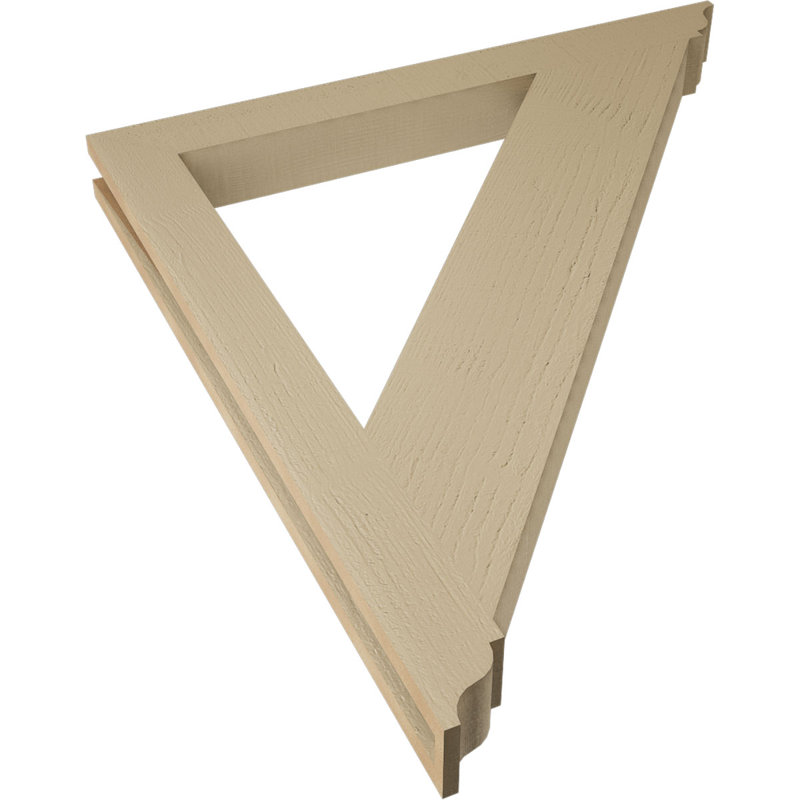 Support traditionnel en cèdre brut à grain de bois TimberThane, H 40 po x l 3,5 po x P 36 po