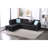 Rivet - Trimmed L - shaped Sofa 2pc