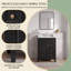 24" Bathroom Vanity with Ceramic Sink｜Black｜Small Bathroom Sink Cabinet｜2 Drawers and Adjustable Shelf｜Quiet and Smooth Operation-130913044-130913048