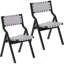 Chaises pliantes en bois