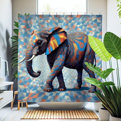 Rideau de douche Clovia Elephant