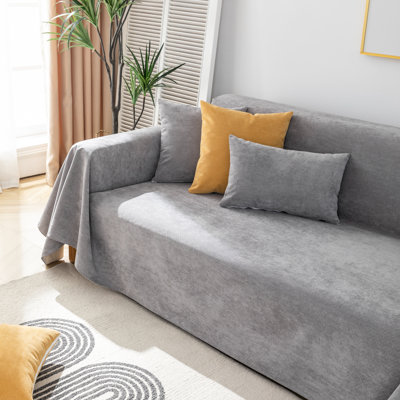 Pet-Friendly Waterproof Polyester Couch Cover