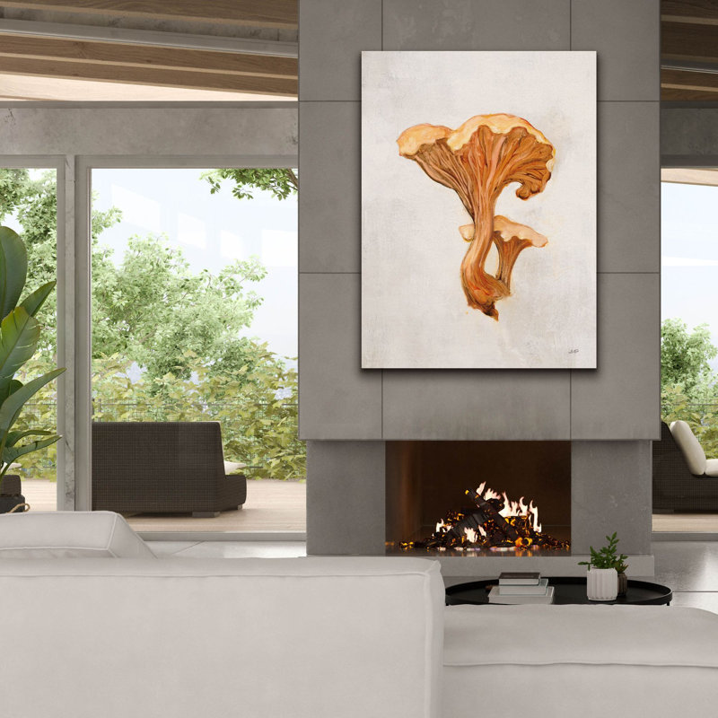 «Woodland Mushroom 4» par Julia Purinton, art mural sur toile, H 54 po x l 40 po x P 1,5 po