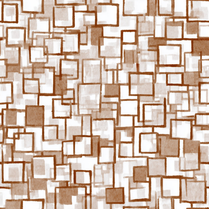 Papier peint texturé aquarelle Mid Century Modern, Peler et coller
