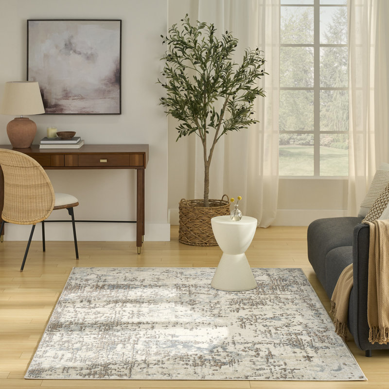 Graelyn Abstract Area Rug, Rectangle 3'9" x 5'9"