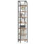 208.5 cm H x 33.6 cm W Standard Bookcase