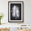 A Moody Eiffel Tower in Paris France - Picture Frame Graphic Art Print-56856945-56856943