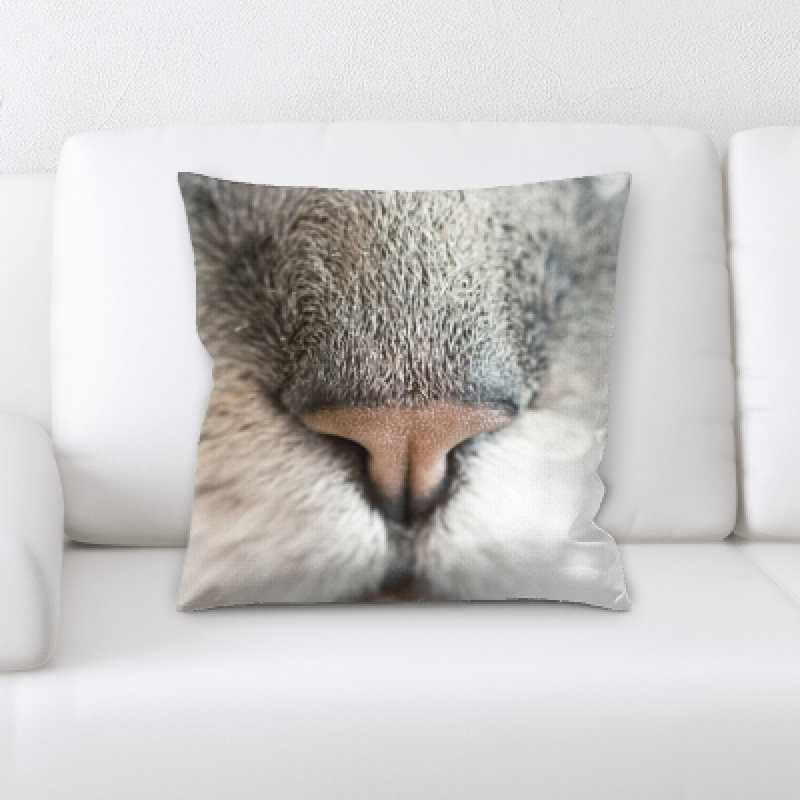 Microsuede Reversible Throw Pillow