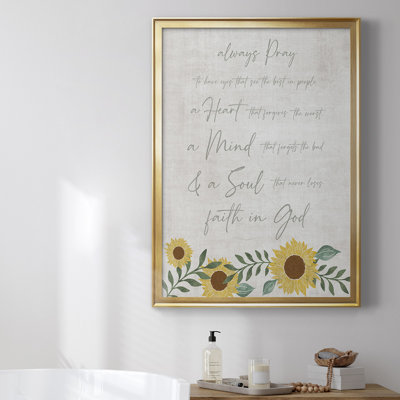 «Always Pray» par - Art textuel sur