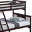 Ricky Twin Over Full Bunk Bed, Angled Ladder, Solid Hardwood-100914564