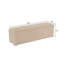 Repose-pieds long et moelleux Almond, repose-pieds simple et moderne pour un usage domestique