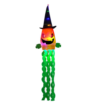 Halloween, lumières décoratives, citrouilles suspendues, lumières colorées