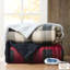 Jeté chauffant en laine Woolrich Linden-61453379