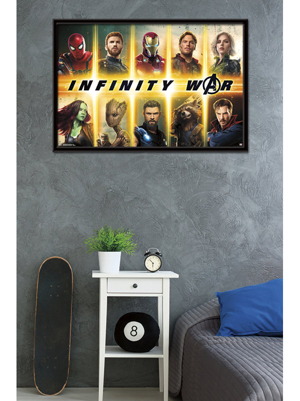 Impression encadrée, impression sur affiche, H 35,75 po x l 24,25 po x P 0,75 po