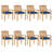 Dorathy Teak Patio Chair with Cushions-91710906
