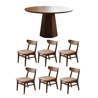 Creative solid wood table set
