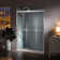 56" - 60" W x 76" H Double Sliding Frameless Shower Door with 5/16"(8mm) Clear Tempered Glass