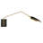 1-Light Black&Gold Swing Arm