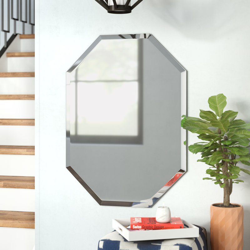 Miroir de salle de bain Locust Grove, H 28 po x l 28 po
