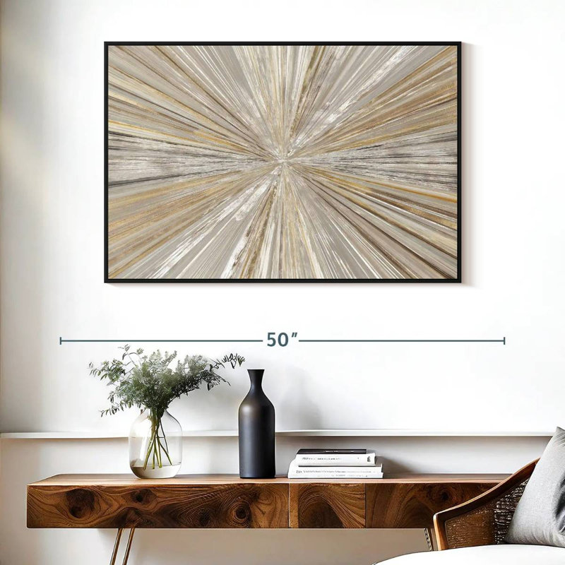 Lumière chatoyante, Cadre flottant noir, 40 po x 27 po
