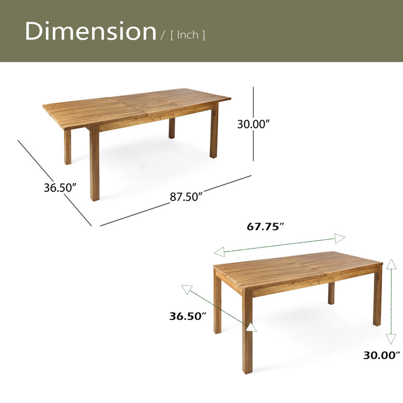 EXPANDABLE DINING TABLE
