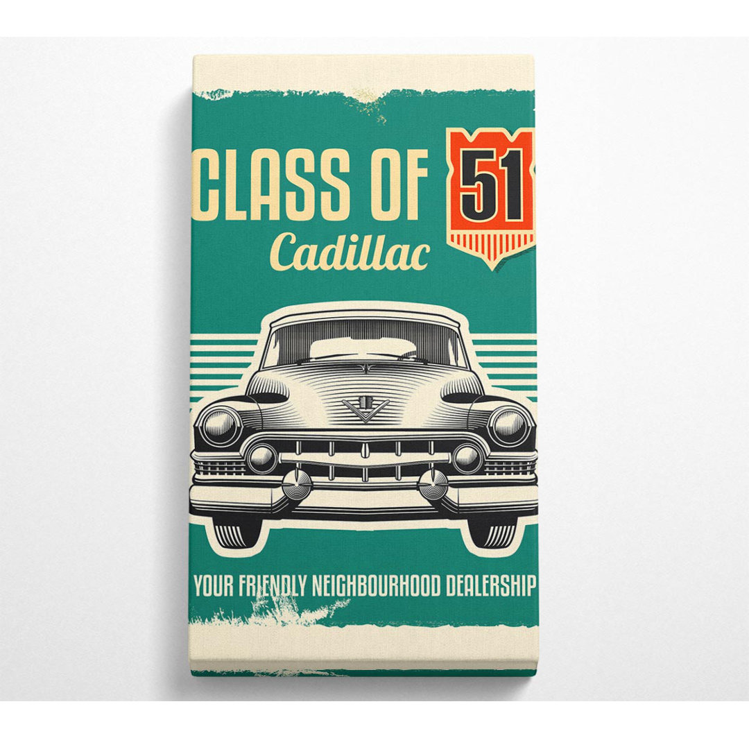 Klassischer Cadillac Breit - Druck