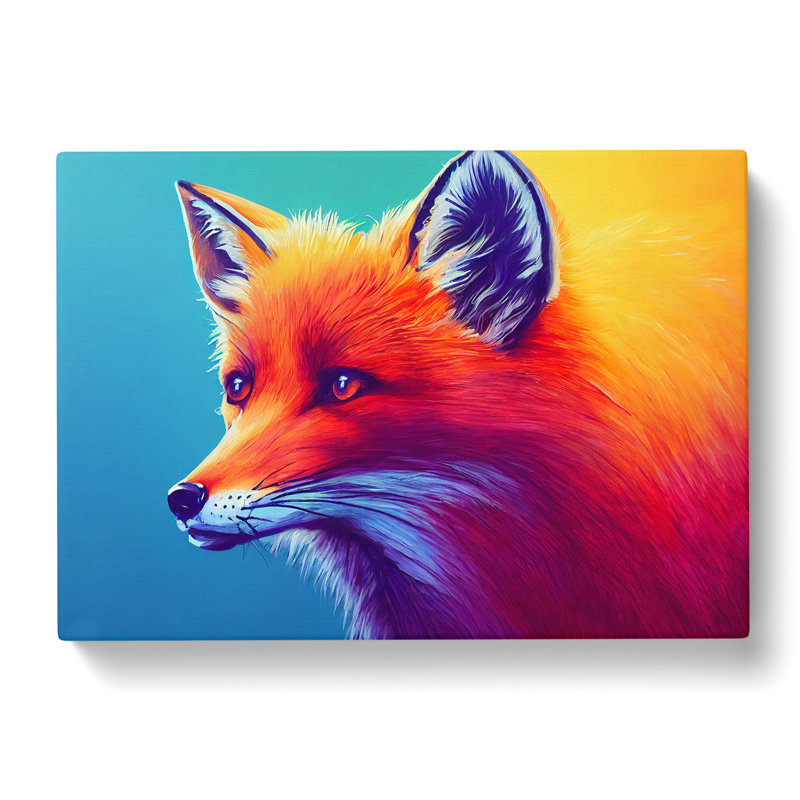 Fox Art Vol.3 - Wrapped Canvas, 35cm H x 50cm W x 3cm D