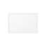 Niche de douche rectangulaire encastrée en acier inoxydable de calibre 18 blanc 12,6 po x 9 po