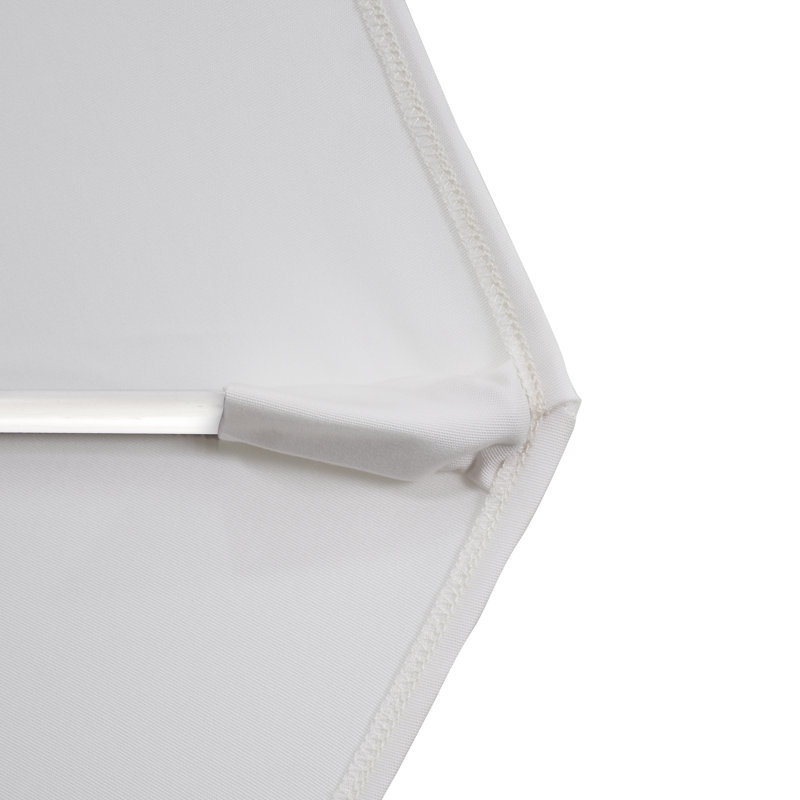 Parasol de marché 11 pi Leiker, Blanc - oléfine