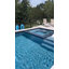 Ensemble de chaises longues d'extérieur empilables en aluminium et en polyester recouvert de PVC avec accoudoirs et table d'appoint Latitude Run-1579447181