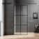 34'' W 74'' H Framed Rectangle Reversible Shower Enclosure