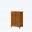 34.2 Inch Tall Mid Century Modern Floor Cabinet with Adjustable Shelf, Retro Storage for Entryway, Hallway, Living Room, Kitchen, and Bathroom, Walnut Finish